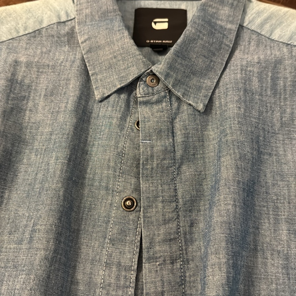 G-Star Raw two tone denim top - Picture 5 of 6